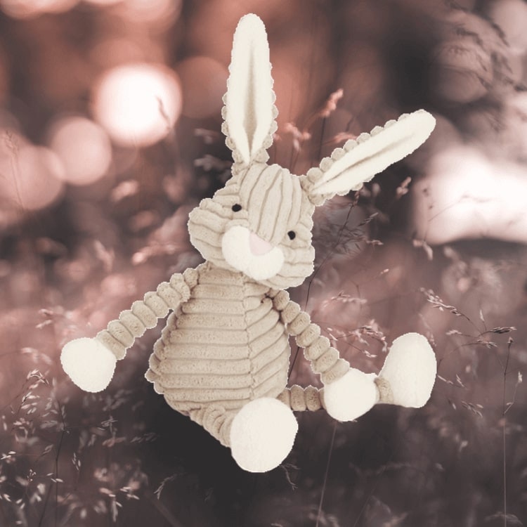 Underbar, mjuk kanin (Cordy Roy Baby Hare) från Jellycat