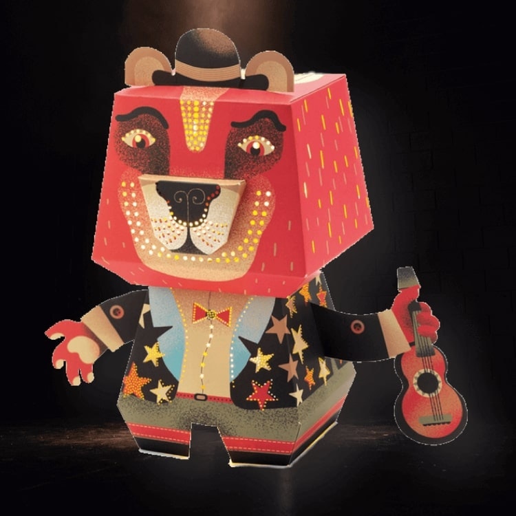 Nattlampa - Känn dig trygg med coola Arty Bear från Djeco