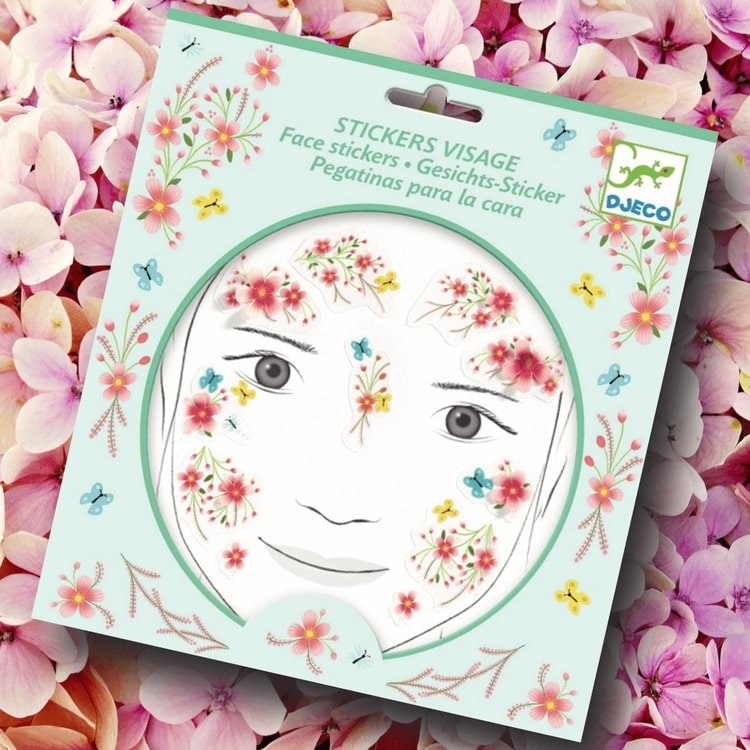 Utsmyckning av ansiktet - Sommarälva (Face stickers) från Djeco
