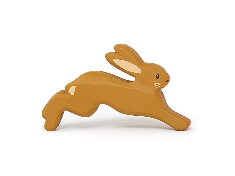 Vacker hare i trä från Tender Leaf Toys