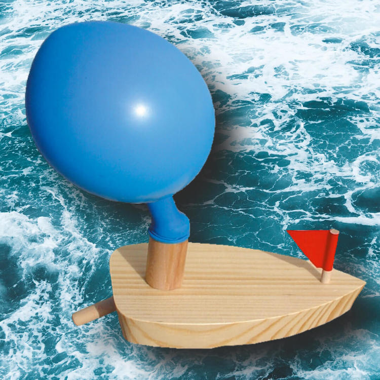 Båt med ballongdrift från Vilac