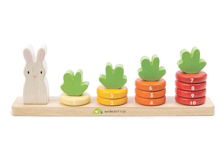 Stapellek - Räkna morot från Tender Leaf Toys