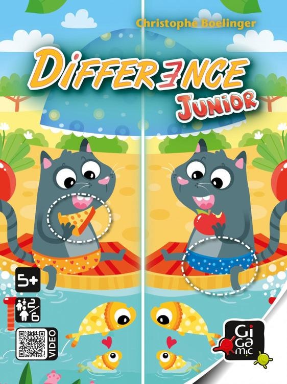 Difference (junior) - ett spel för barn som är ungefär som finn fem fel