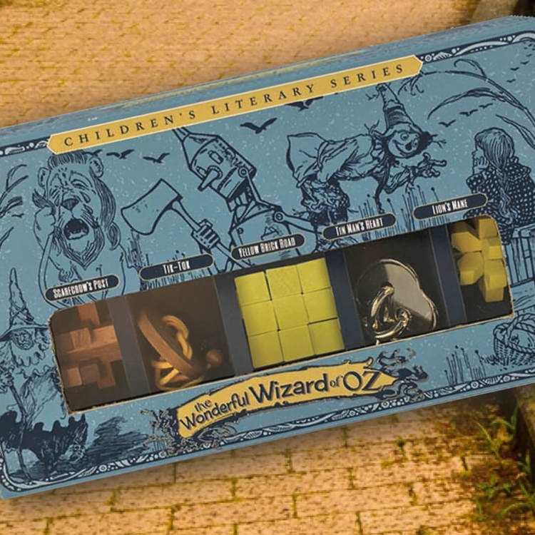 Trollkarlen från Oz - 5 stycken olika kluringar i fin förpackning
