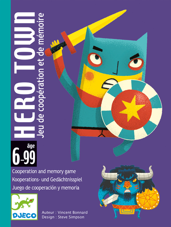 Hero Town - Bli en hjälte och rädda staden spel för barn från Djeco