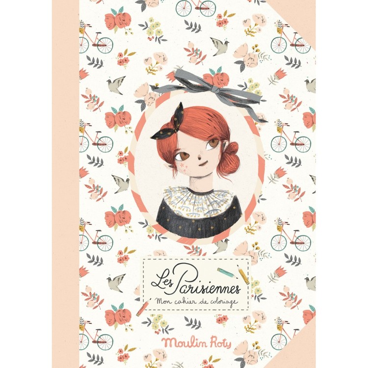 Fin pyssel- och målarbok - 'Les Parisiennes' från Moulin Roty