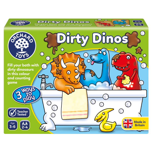 Dirty Dinos - Spelet som lär dig färger och att räkna