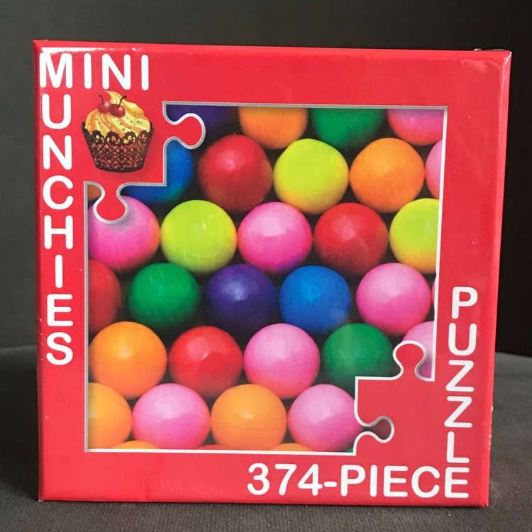 Minipussel 375 bitar bubbelgum tuggummi