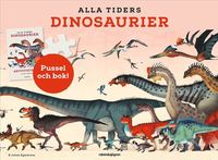Alla tiders dinosaurier - Aktivitetsbok & Plansch & Pussel (150 bitar)