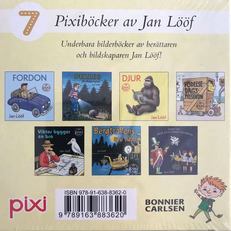 Pixiböcker - 7 böcker av Jan Lööf