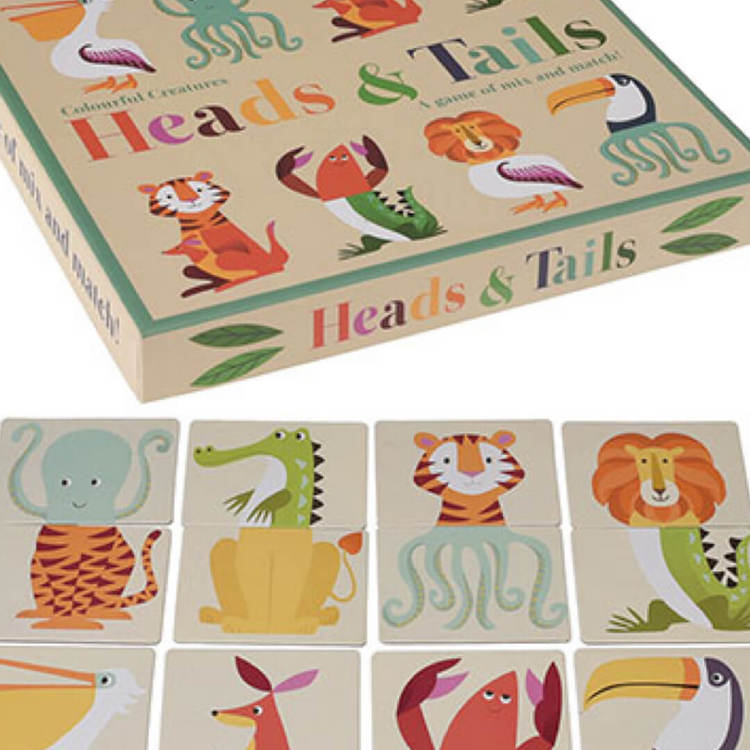 Heads & Tails - Spelet där du ska para ihop djuren