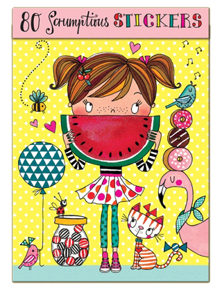 Klistermärken - Flicka med vattenmelon