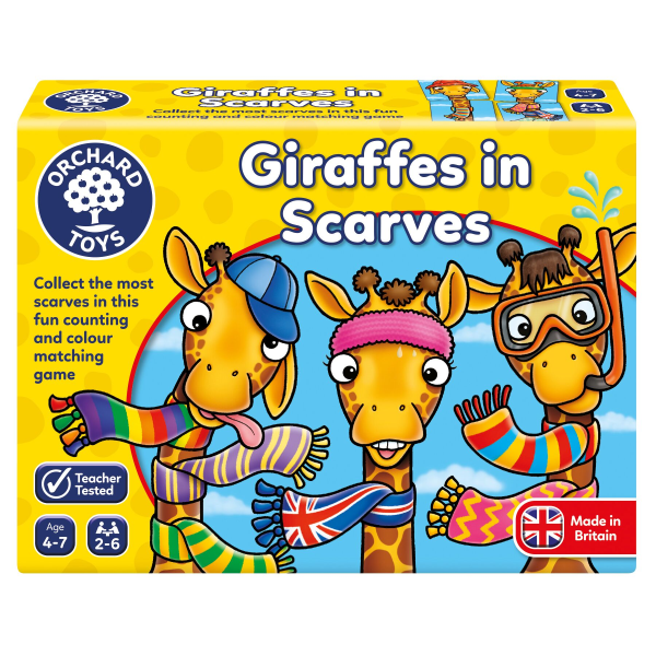 Giraffer i halsdukar - från Orchard Toys