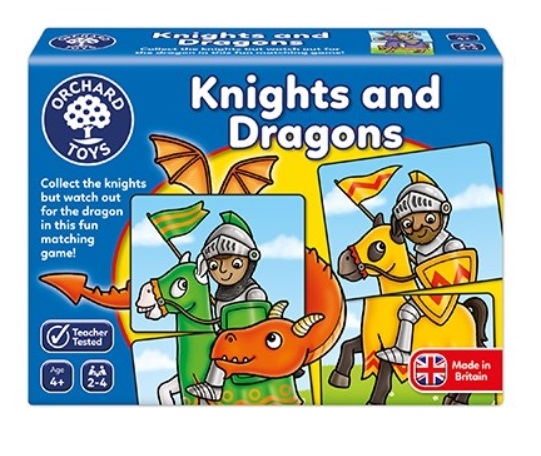 Riddare och Drakar - Spel med riddare, drakar och slott från Orchard Toys