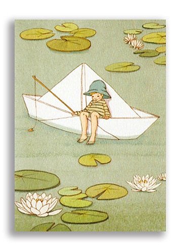 Kort - Min lilla segelbåt från Belle & Boo (Fraktfritt)