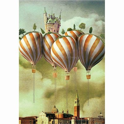 Gratulationskort - Olydiga ballonger (Fraktfritt)