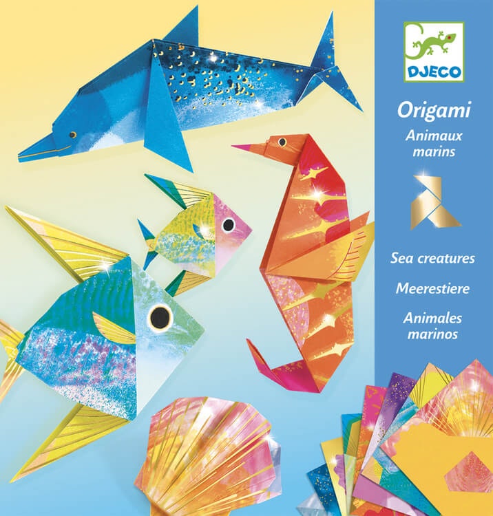 Origami Djeco - Djupa djur från Djeco