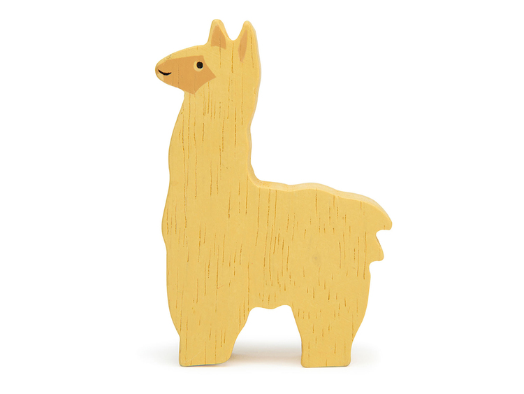 Bondgårdens vackra djur i trä från Tender Leaf Toys - Alpaca