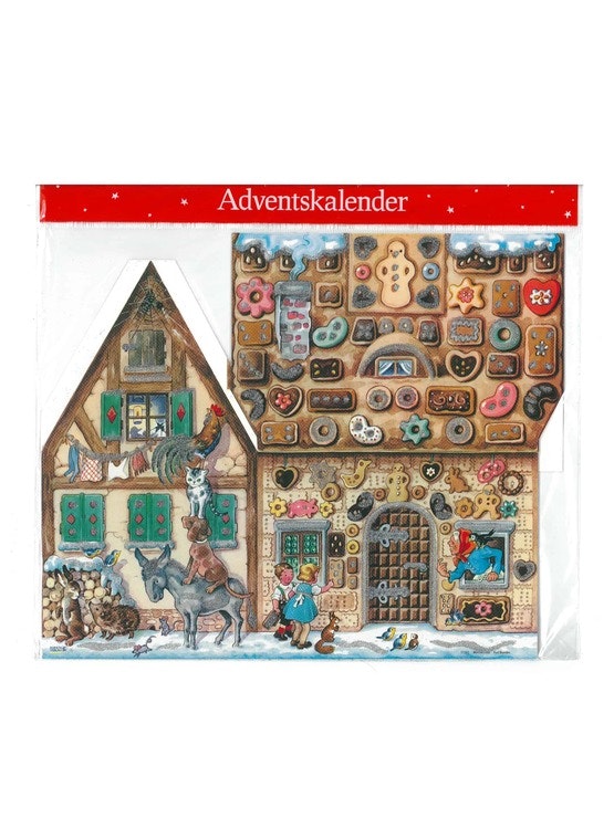 Adventskalender- Pepparkakshus