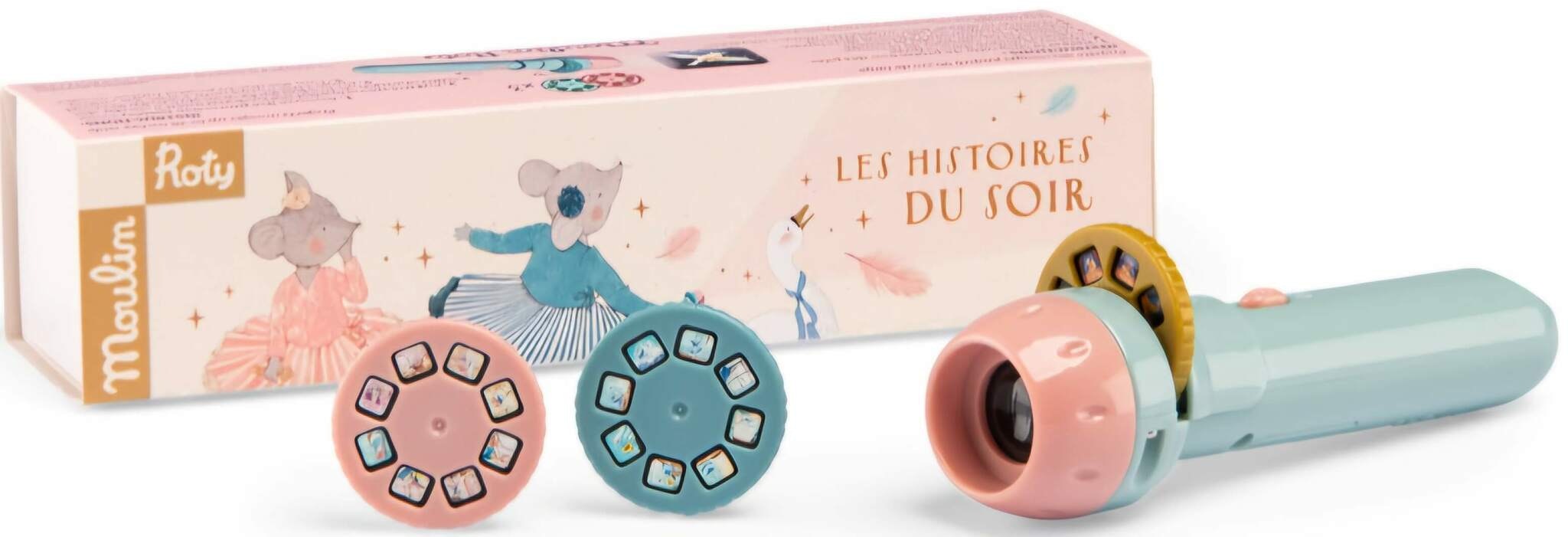Ficklampa med berättelser 'Lilla Dansskolan' från Moulin Roty