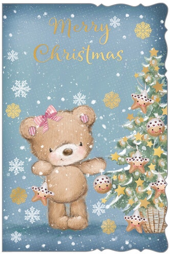 Julkort med kuvert - Björnens jul (Fraktfritt)