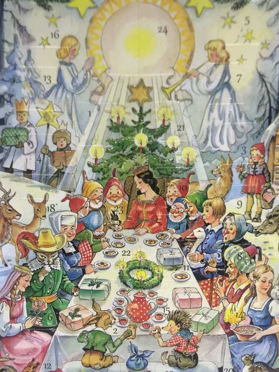 Små Adventskalendrar Julkortstorlek - Sagorna - Massor att välja bland (Fraktfritt)