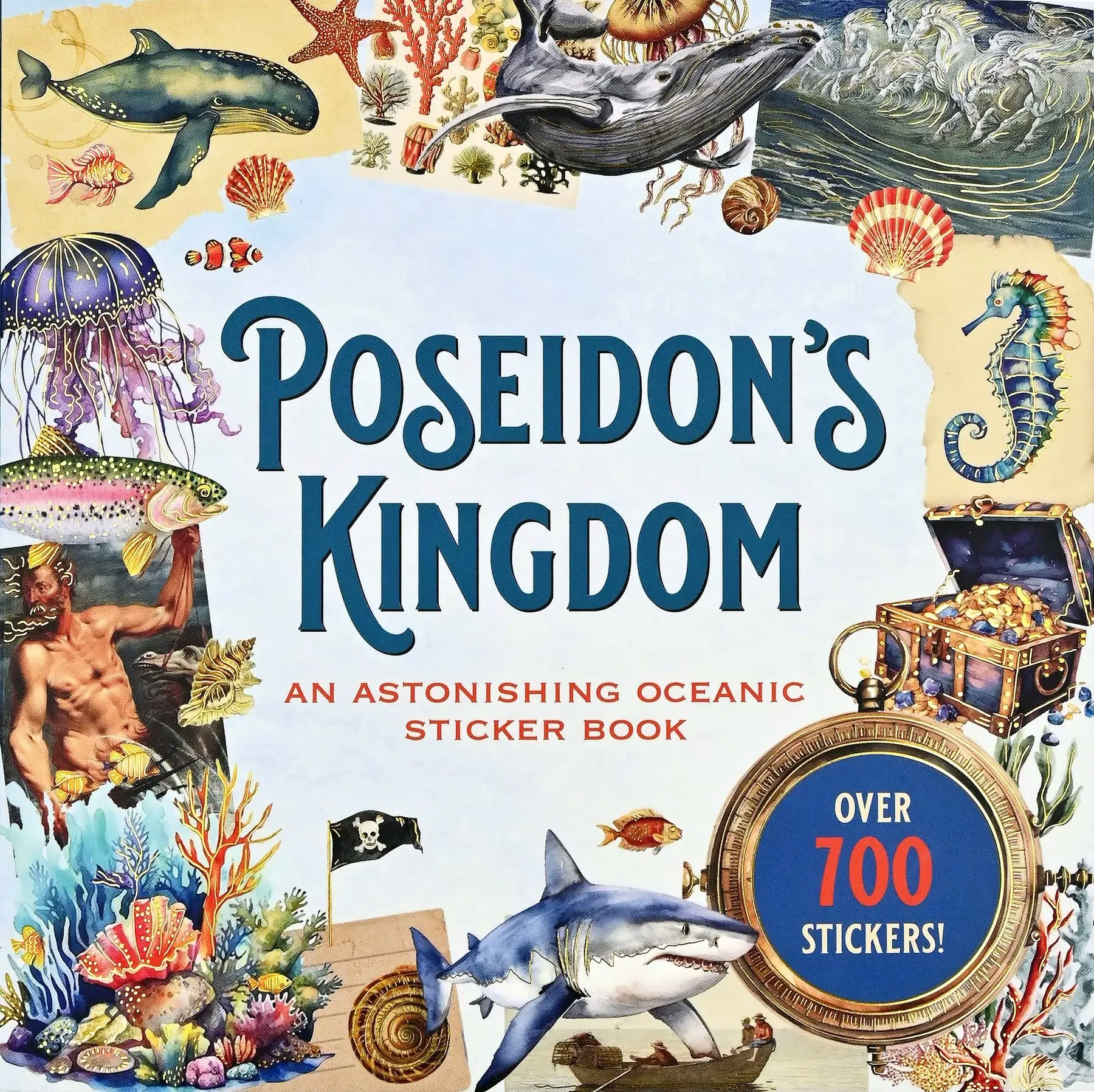Klistermärkesbok - Poseidon's värld