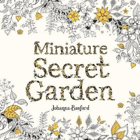 Miniature Secret Garden - Målarbok