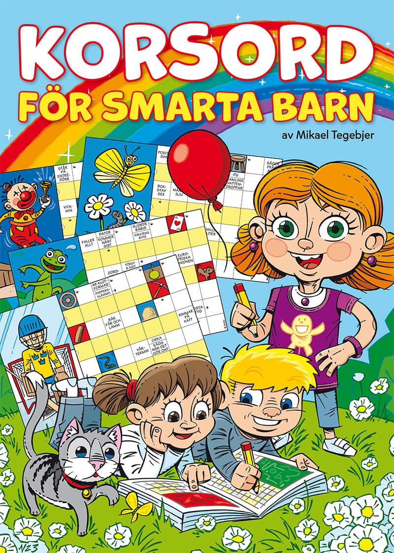 Korsord för smarta barn (Pysselbok)