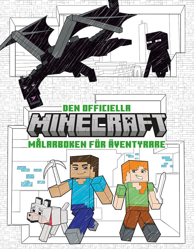 Minecraft : Målarboken för äventyrare (Pysselbok)