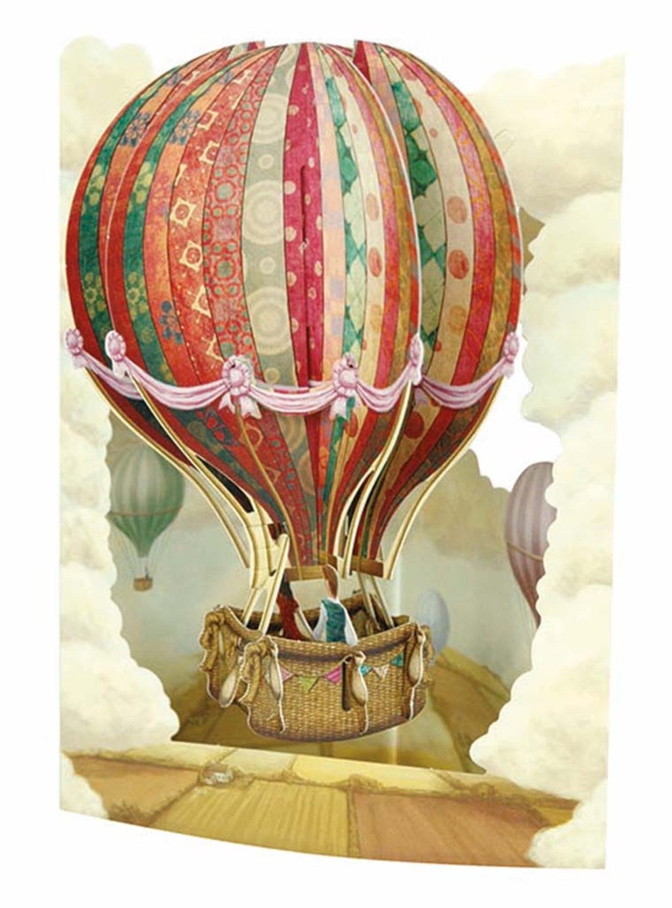 Magiskt gratulationskort - Luftballongen (Fraktfritt)