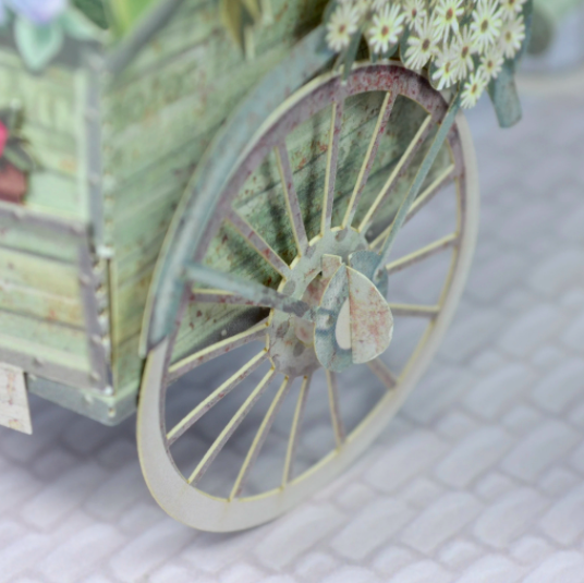 Magiska gratulationskort - Blomförsäljarens cykel (Fraktfritt)