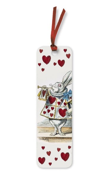 Bokmärke - Alice i Underlandet - Vit kanin (Fraktfritt)