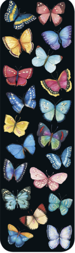 Bokmärke - Fjärilar i mörker (Fraktfritt)