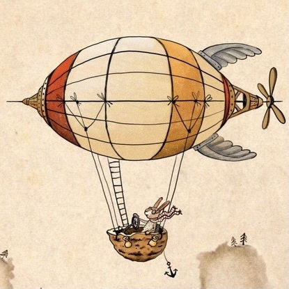Enkelt Kort - Valnötsballongen (Fraktfritt)