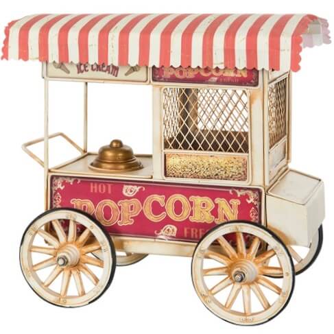 Sparbössa - Popcornvagn Cream