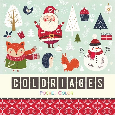 LIten fransk målarbok - God Jul