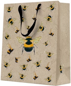 Presentpåse - Dancing bees