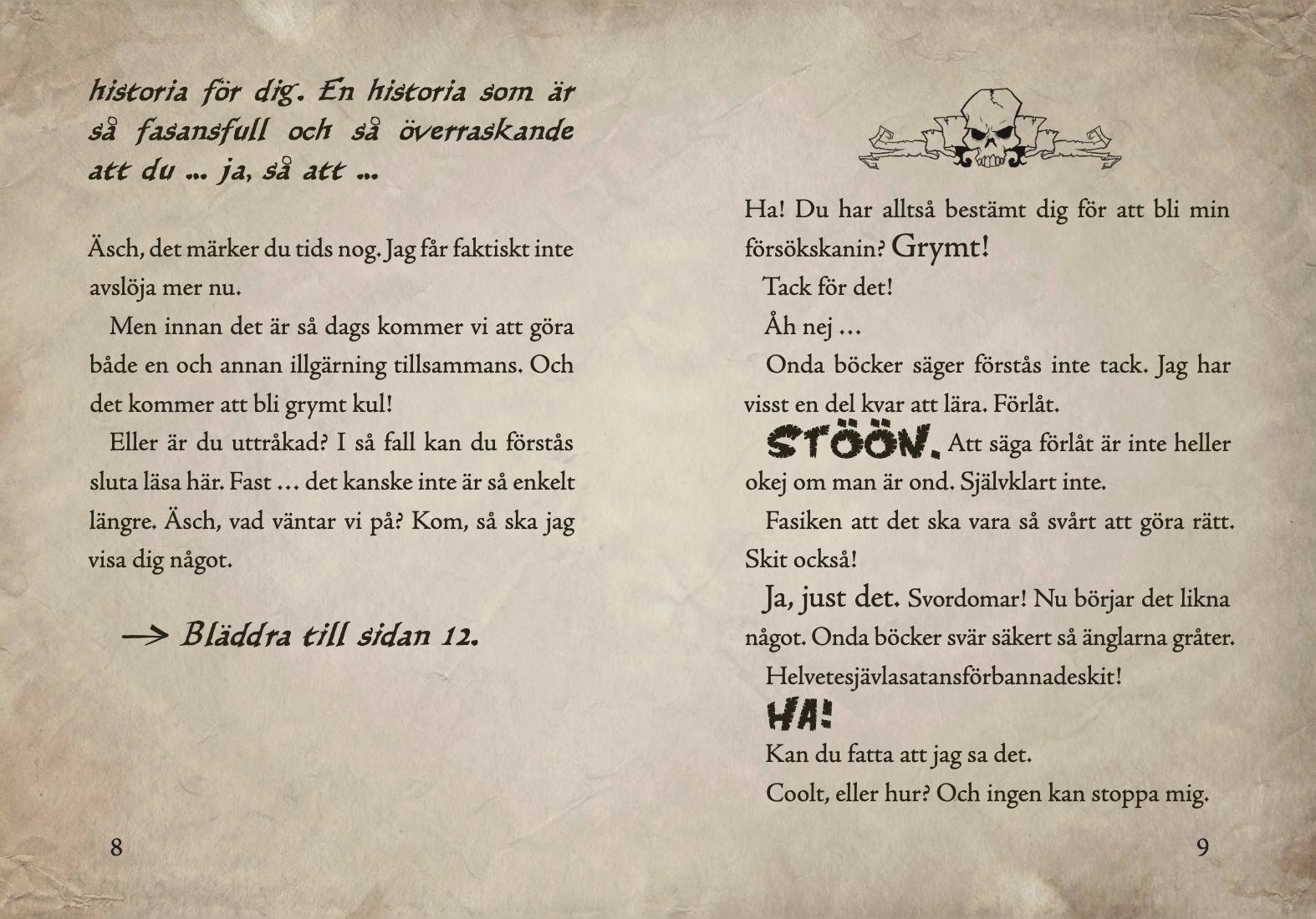 Den lilla onda boken - Första boken