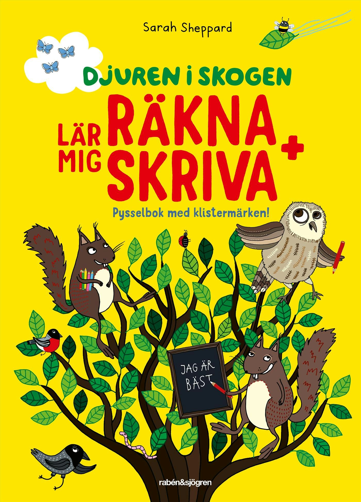 Djuren i skogen lär mig räkna och skriva (från ca 5 år)