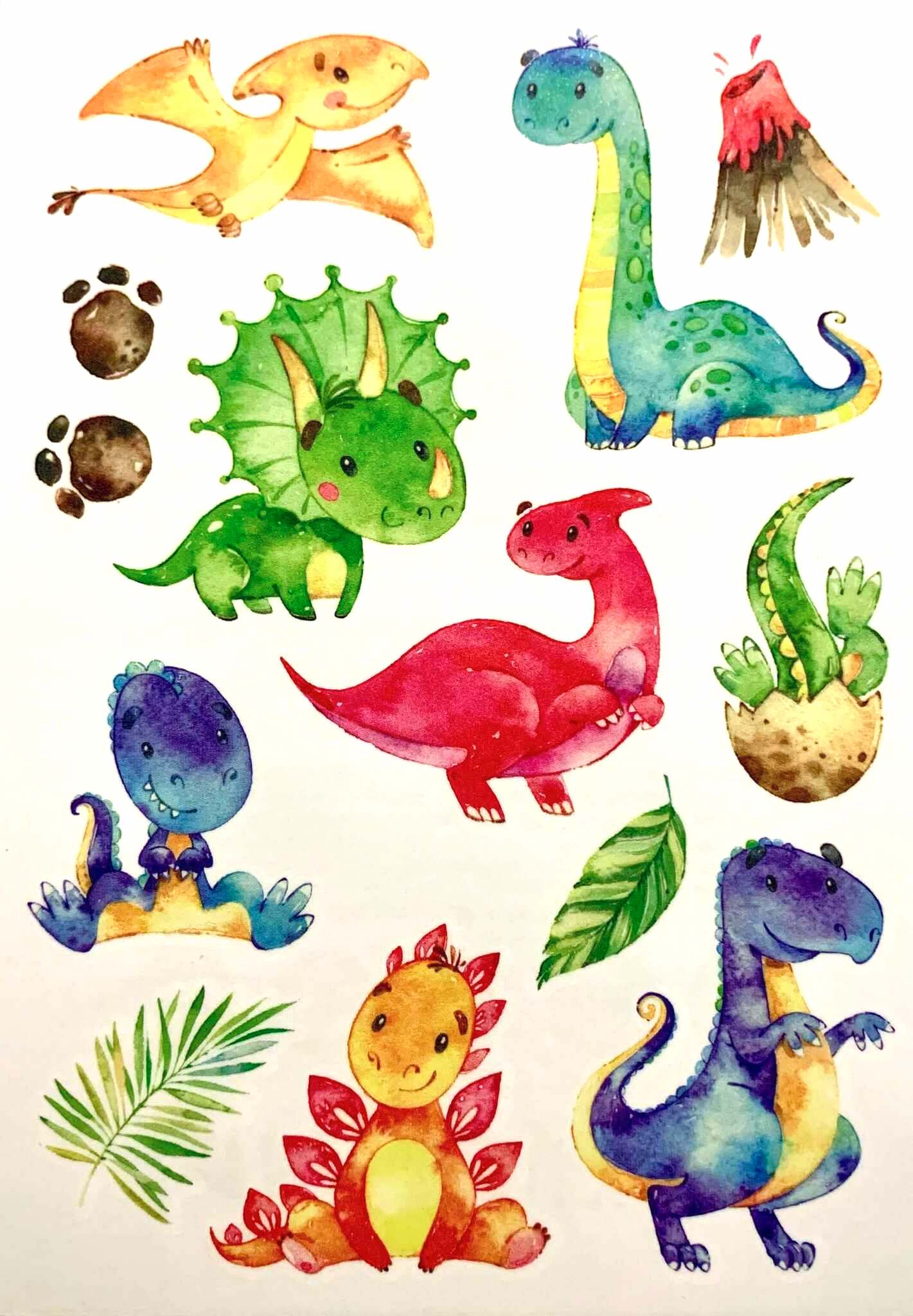 Underbara Tatueringar - Dinosaurier (Fraktfritt)