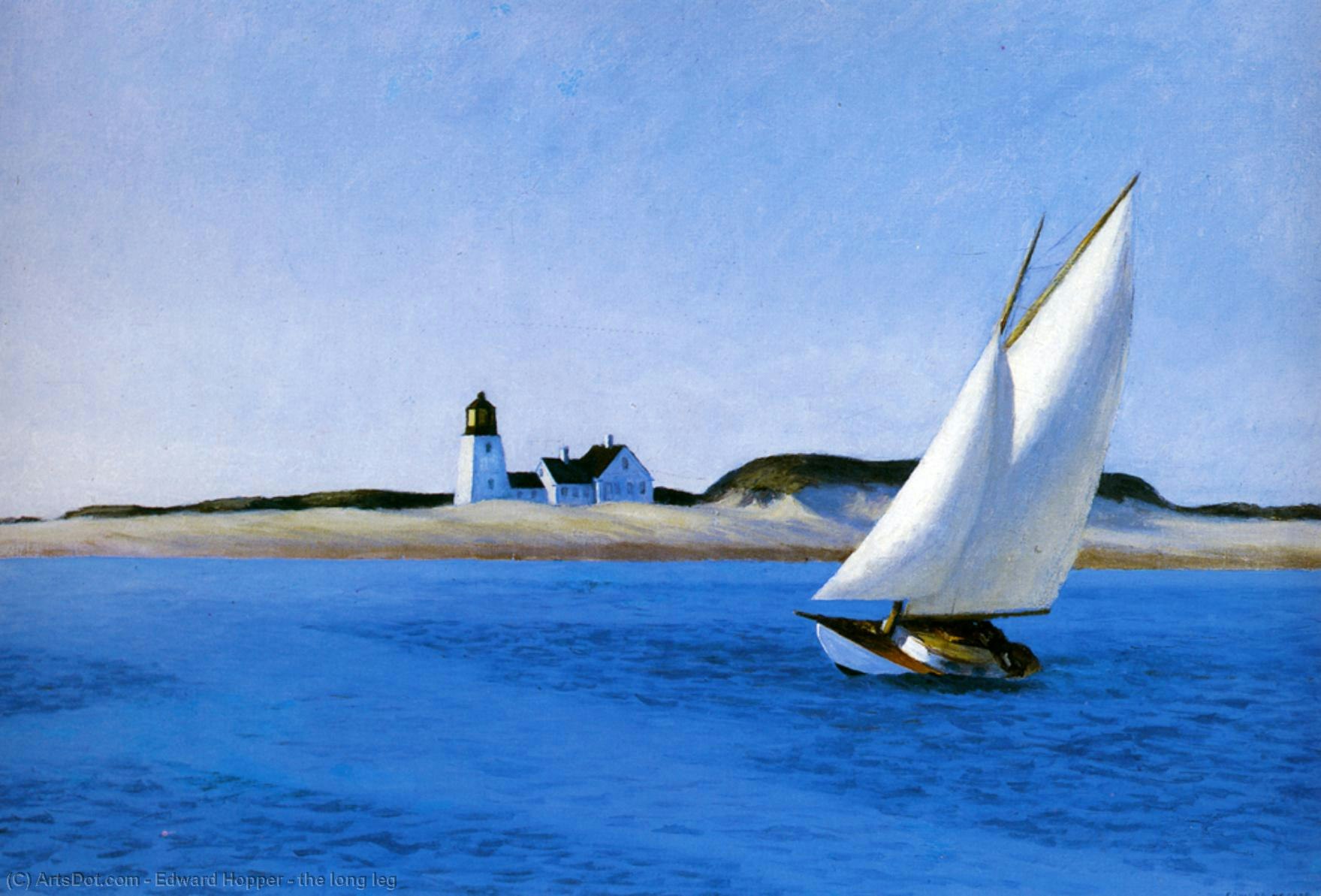 Kort med kuvert  - Edward Hoppers segelbåt (Fraktfritt)