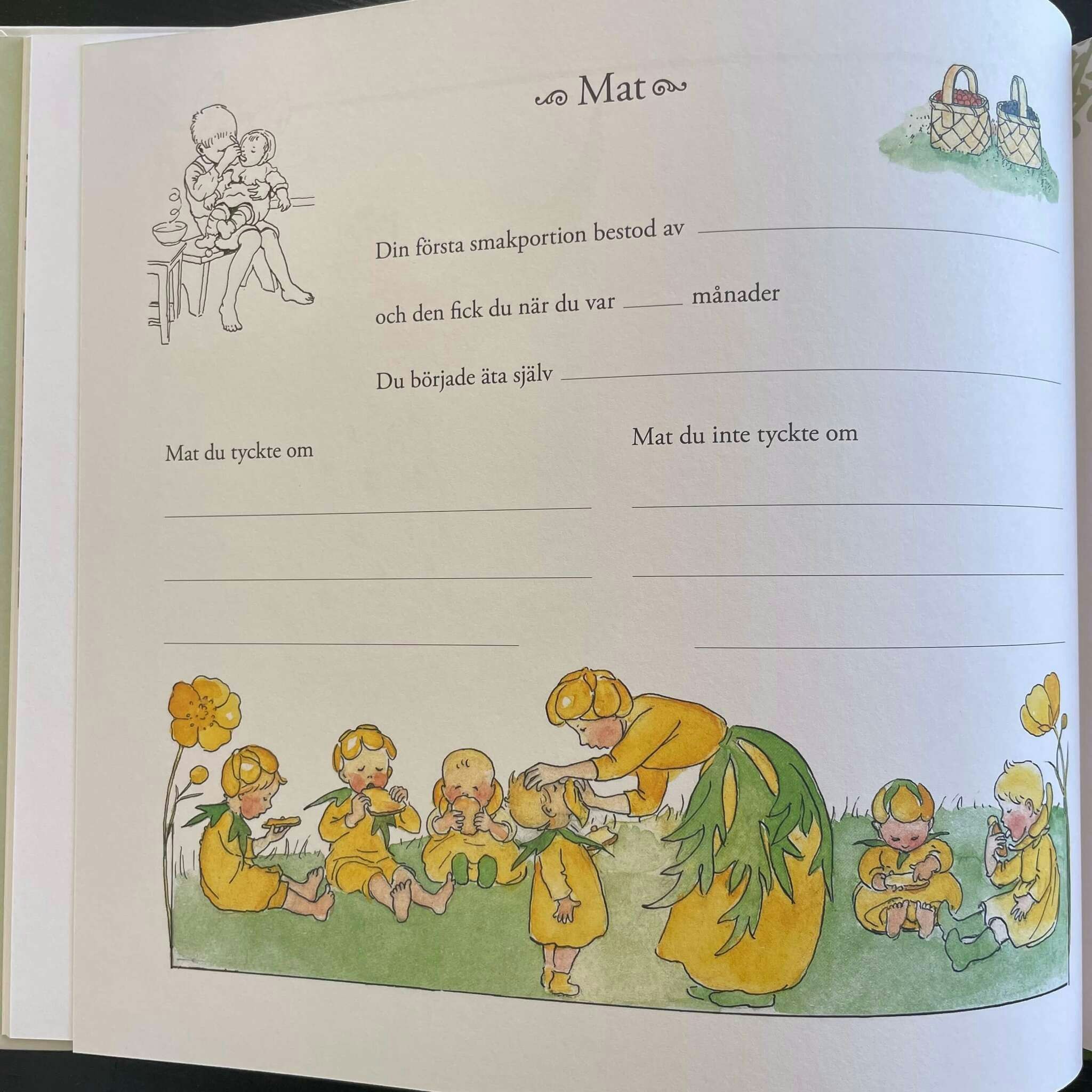 Mina första år - Illustrationer av Elsa Beskow