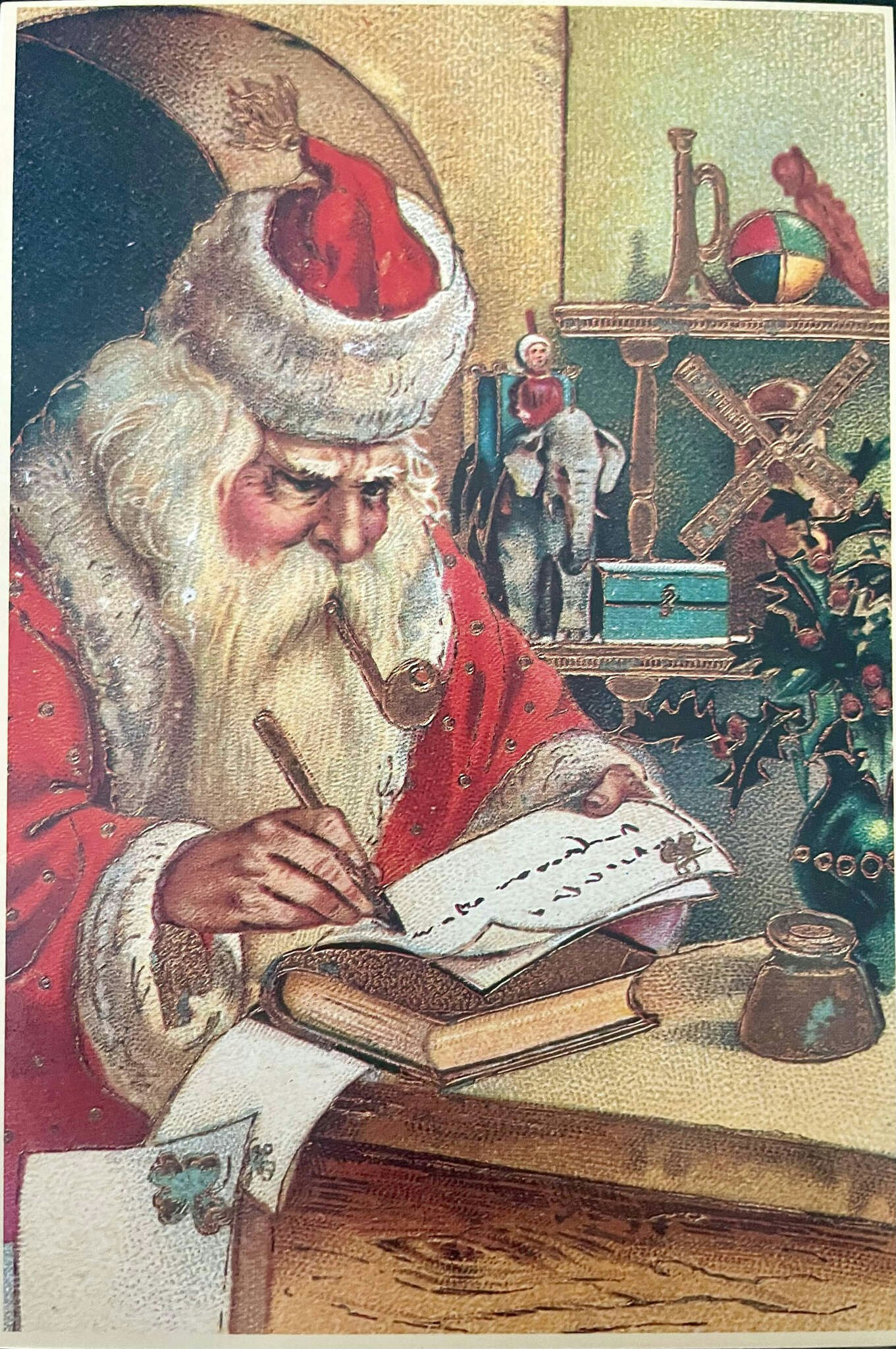 Enkelt JulKort - Nostalgi Tomtebrev (Fraktfritt)