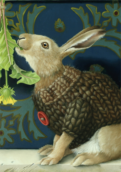 Enkelt Kort - Mumsande kanin (Fraktfritt)