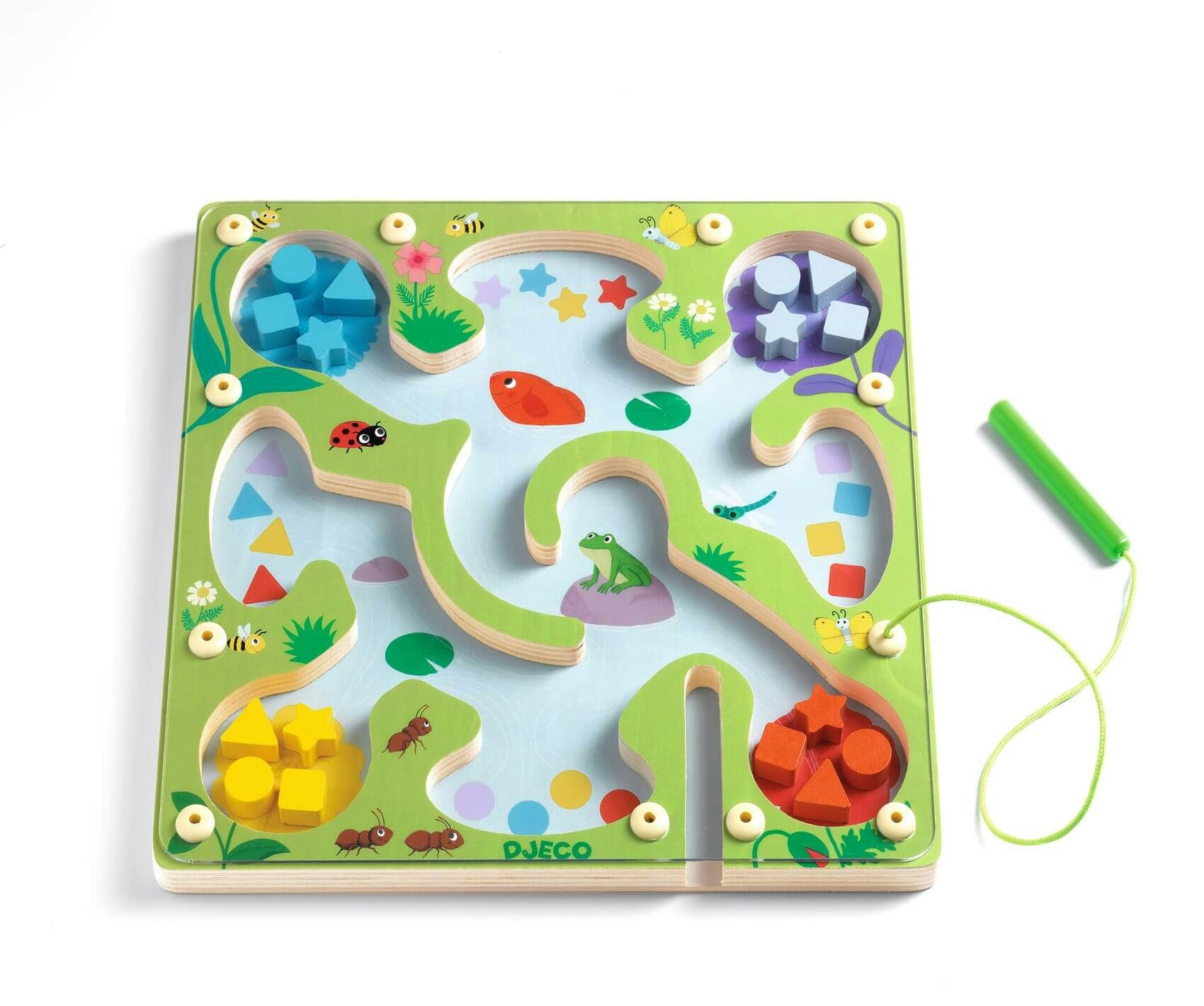 spel för de minsta från Djeco - Frogy Maze