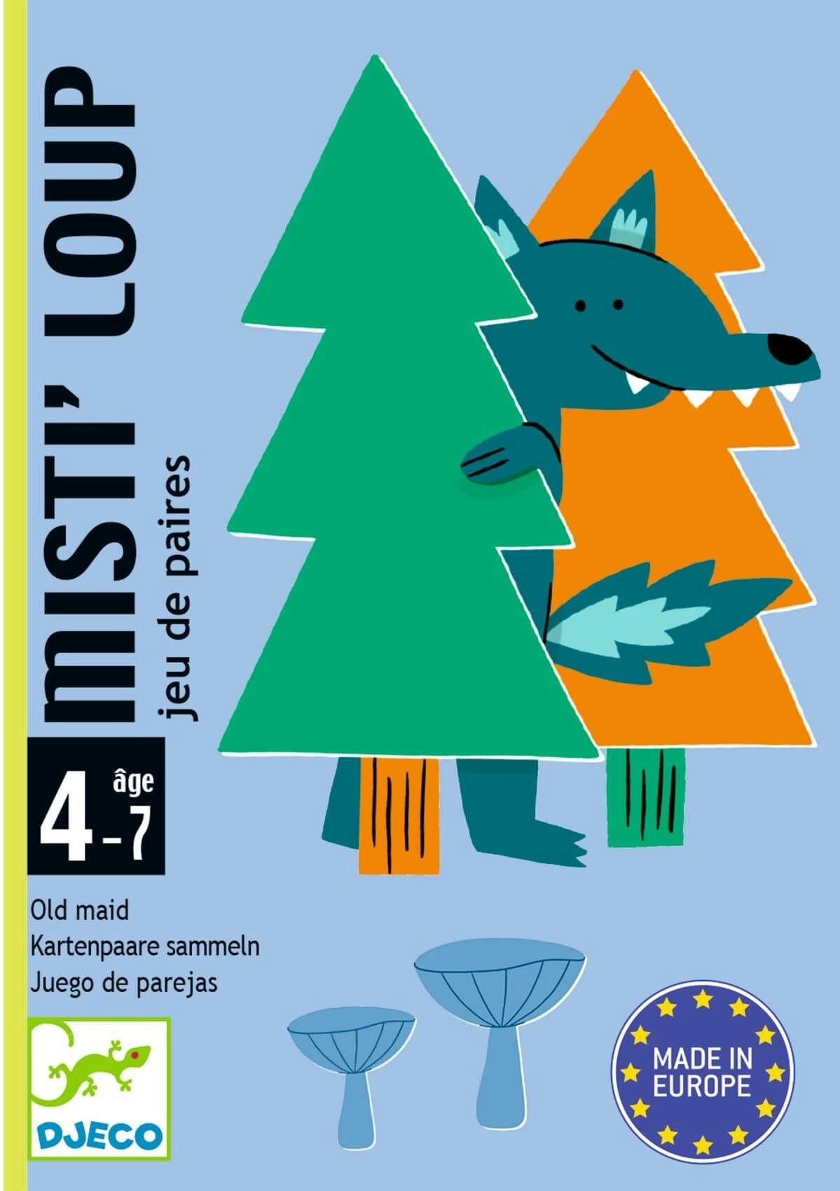 Spel för de minsta från Djeco - Misti'Loup - FSC MIX