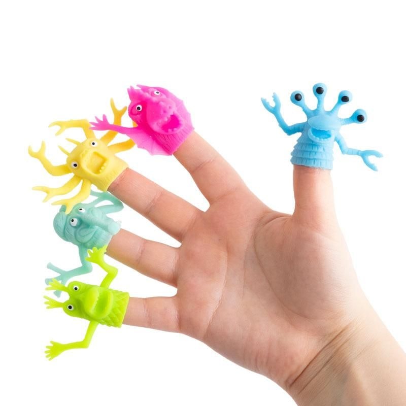 Fingermonster - Fem små monster i förpackningen