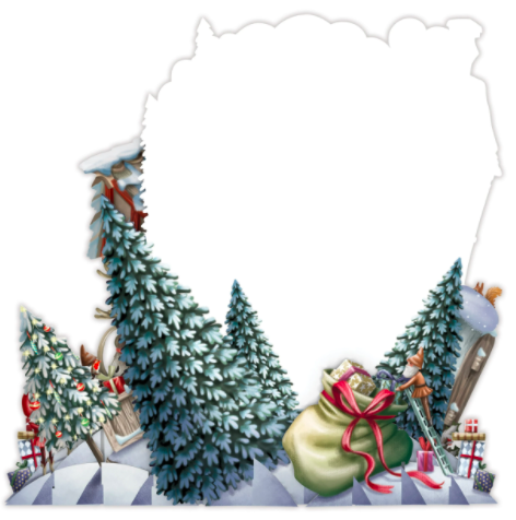 Magiskt julkort - Nordpolen (Fraktfritt)