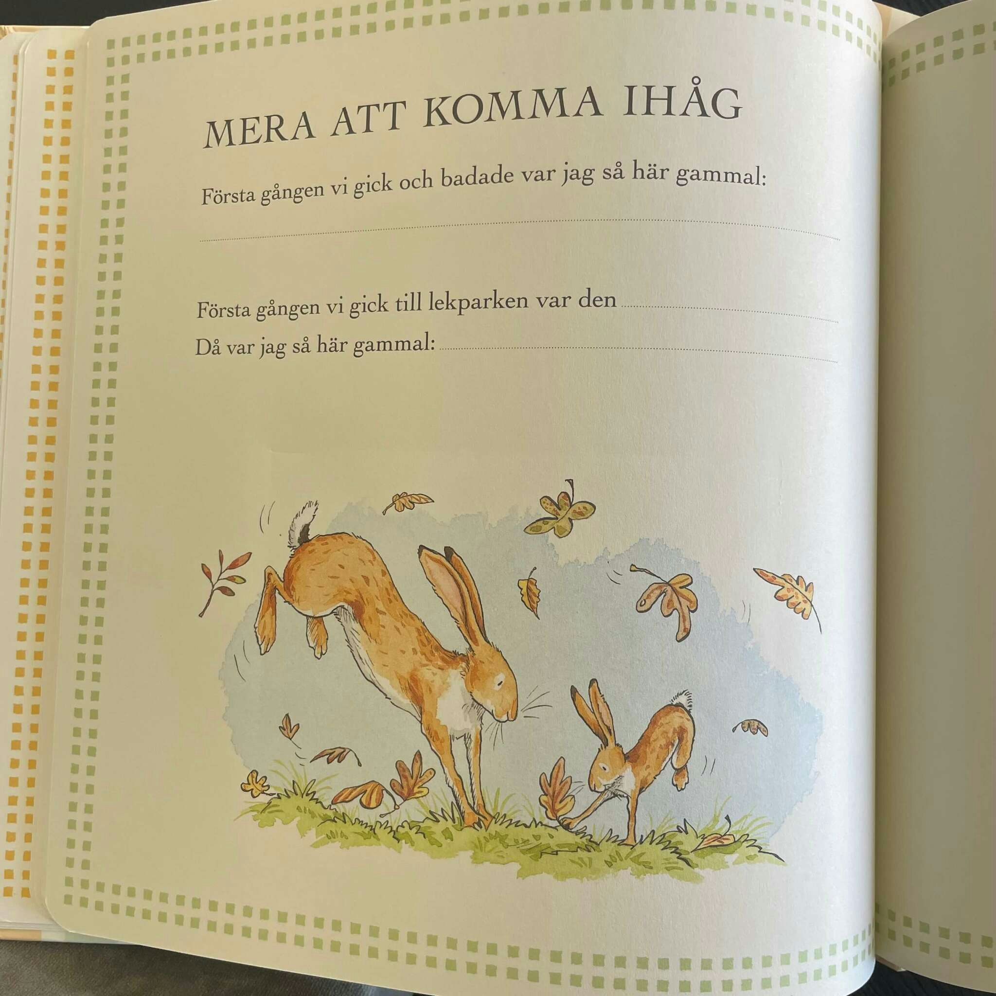 Första boken om mig - Gissa hur mycket jag tycker om dig